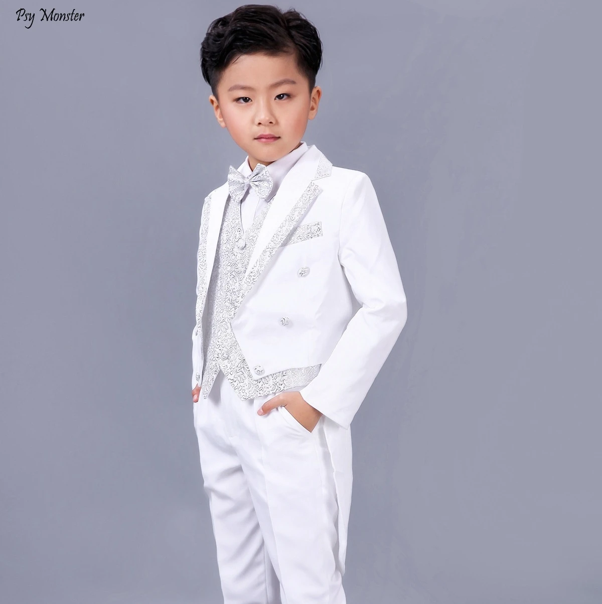 Boys Tuxedo Suit Set Flower Boys Wedding Christmas Dress Costume Children Birthday Party Prom Piano Performance 5PCS Outfits
Boys Tuxedo Suit Set Flower Boys Wedding Christmas Dress Costume Children Birthday Party Prom Piano Performance 5PCS Outfits
