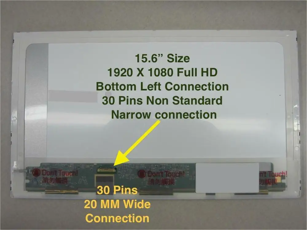 15.6" LED Screen 30 PIN 1920X1080 LP156WF1 TPB1 LP156WF1(TP)(B1) Laptop lcd display matrix screen
15.6" LED Screen 30 PIN 1920X1080 LP156WF1 TPB1 LP156WF1(TP)(B1) Laptop lcd display matrix screen