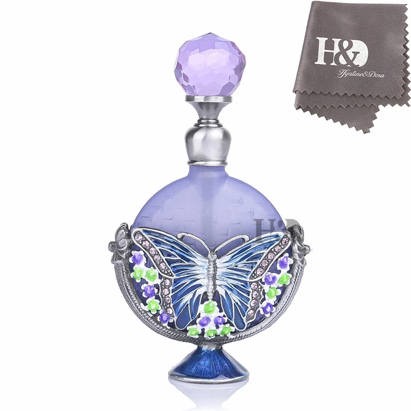 H&D 7ml Vintage Perfume Bottles Empty Refillable Butterfly Pattern Restoring Ancient Antique
H&D 7ml Vintage Perfume Bottles Empty Refillable Butterfly Pattern Restoring Ancient Antique