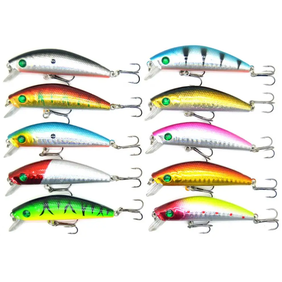 10pcs/lot Plastic Material 7cm 8.5g Minnow Artificial Hard Fishing Lure Laser Crankbait Hard Bait for Striped Bass
10pcs/lot Plastic Material 7cm 8.5g Minnow Artificial Hard Fishing Lure Laser Crankbait Hard Bait for Striped Bass