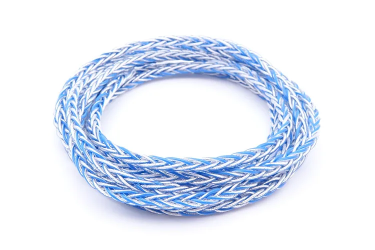 10meters Blue and silver mixed single crystal copper silver plated wire DIY made earphone upgrade line
10meters Blue and silver mixed single crystal copper silver plated wire DIY made earphone upgrade line