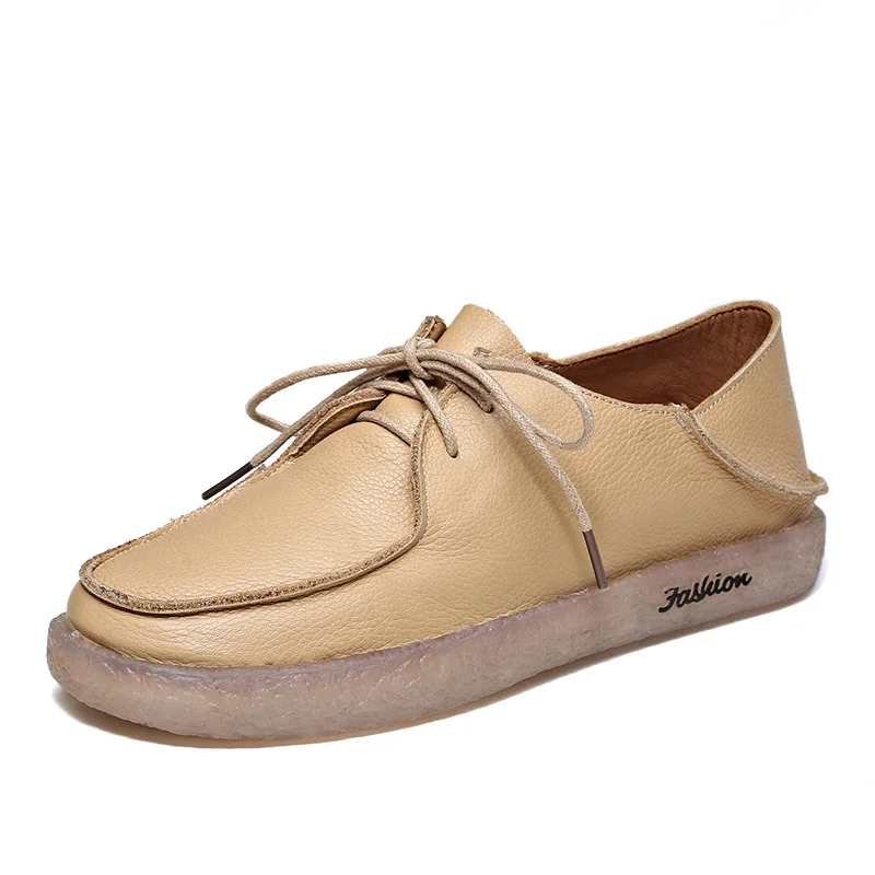 Women sandals Flat Summer Front tie Cross strap Genuine Leather Driving Casual Slip On Solid Platform Sandals
Women sandals Flat Summer Front tie Cross strap Genuine Leather Driving Casual Slip On Solid Platform Sandals