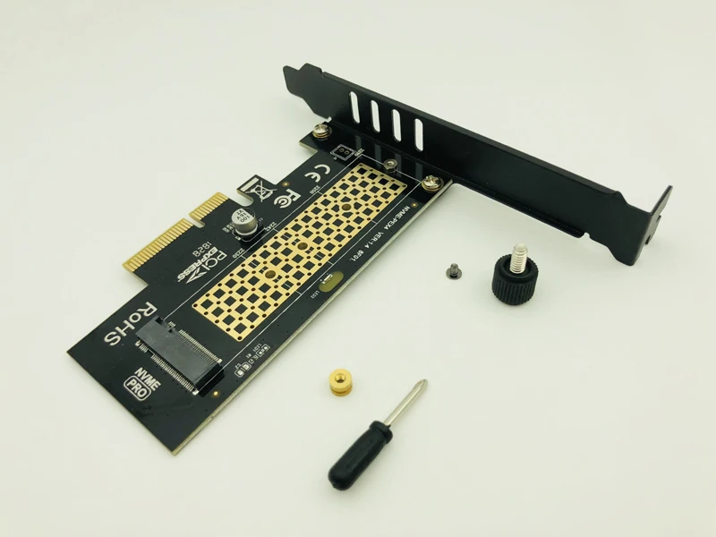 NGFF TO PCIE X4 adapter M.2 NVMe SSD M Key interface card Suppor PCI Express 3.0 x4 2230-2280 Size m.2 FULL SPEED good NEW Sale
NGFF TO PCIE X4 adapter M.2 NVMe SSD M Key interface card Suppor PCI Express 3.0 x4 2230-2280 Size m.2 FULL SPEED good NEW Sale