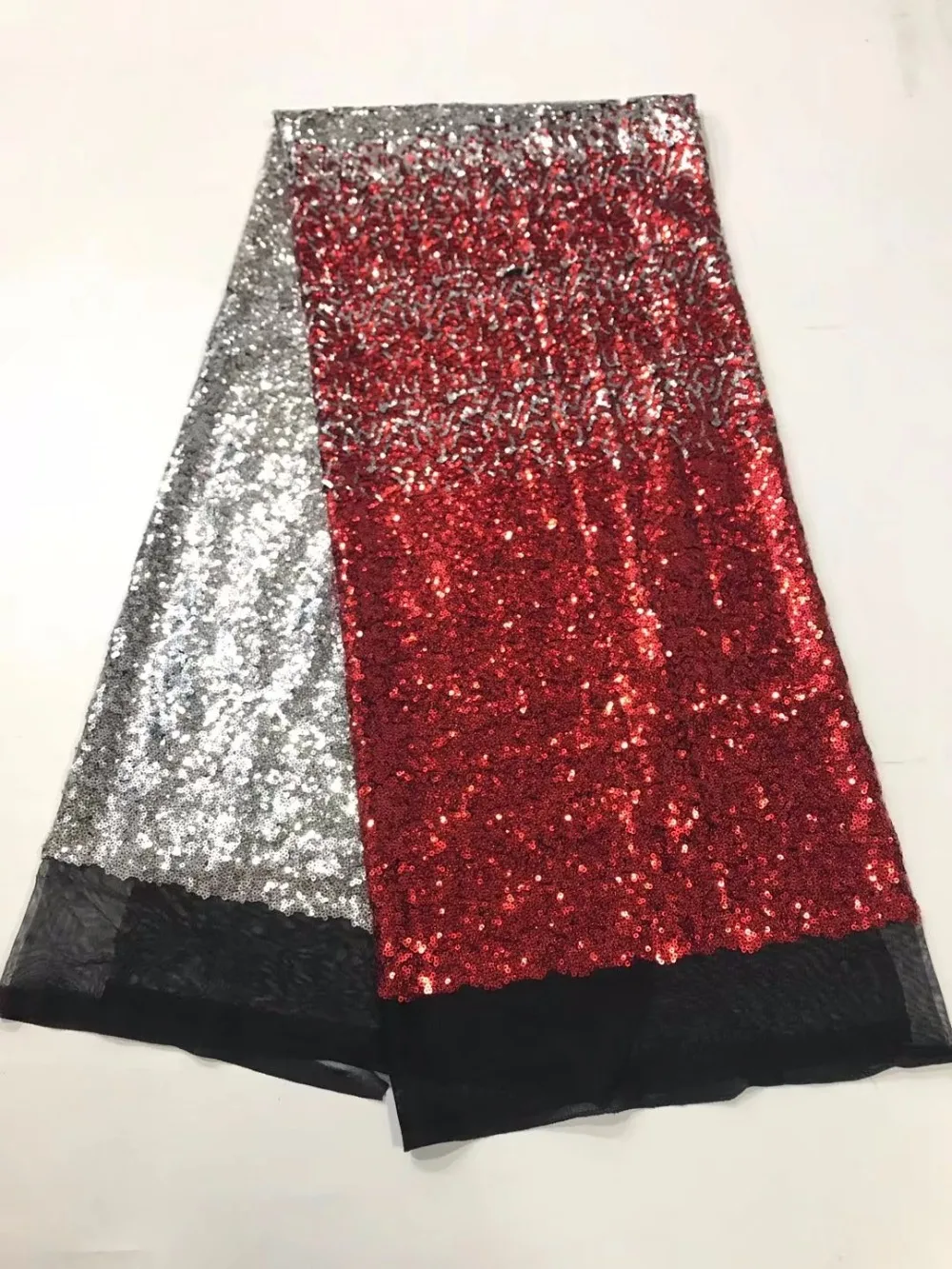 New Sequin African Lace Fabric With red silver Sequins Fabric For Evening Dresses High Quality Sequins Lace Fabric JRB-JY56432
New Sequin African Lace Fabric With red silver Sequins Fabric For Evening Dresses High Quality Sequins Lace Fabric JRB-JY56432
