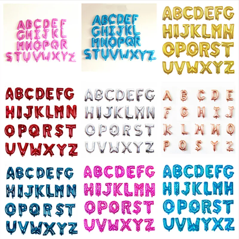 16 inch Gold Alphabet Letter Balloons Names Letter Shaped Balloons Foil Letter Balloons Wedding Decoration Letter Helium Balloon
16 inch Gold Alphabet Letter Balloons Names Letter Shaped Balloons Foil Letter Balloons Wedding Decoration Letter Helium Balloon