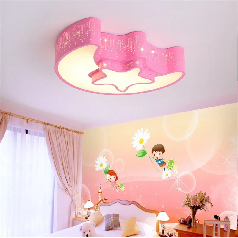Modern simple and lovely star moon LED ceiling lamp kindergarten children room eye protection lights acrylic ceiling lighting
Modern simple and lovely star moon LED ceiling lamp kindergarten children room eye protection lights acrylic ceiling lighting