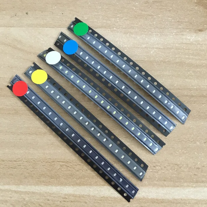 5 colors x20pcs =100pcs SMD 0603 led kit Red/Green/Blue/Yellow/White LED Light Diode Free Shipping KIT
5 colors x20pcs =100pcs SMD 0603 led kit Red/Green/Blue/Yellow/White LED Light Diode Free Shipping KIT