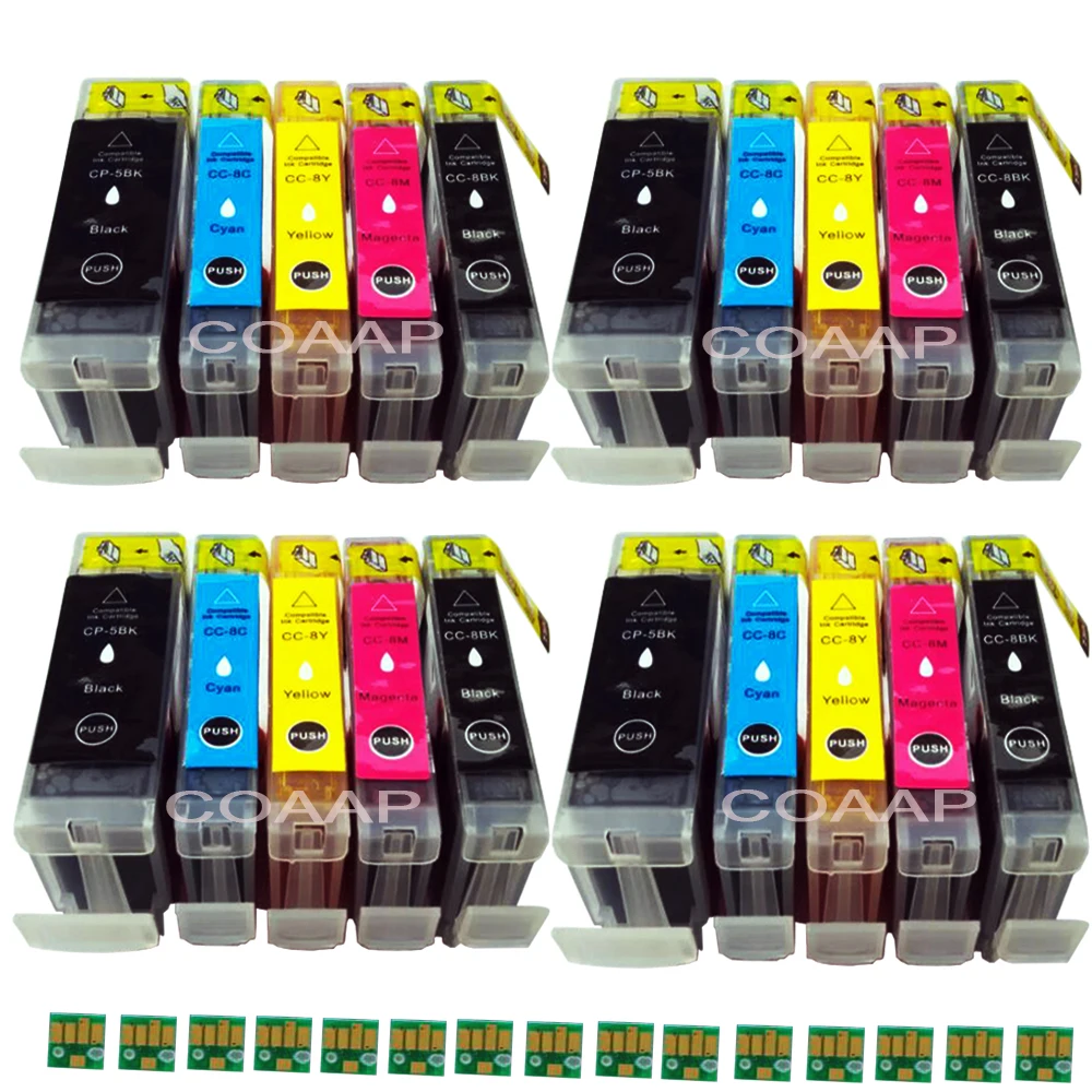 20 Compatible PGI 5 CLI 8 INK CARTRIDGES for CANON Pixma IP3300 IP3500 IP4200 IP5200R IP4300 IP4500 MP970
20 Compatible PGI 5 CLI 8 INK CARTRIDGES for CANON Pixma IP3300 IP3500 IP4200 IP5200R IP4300 IP4500 MP970