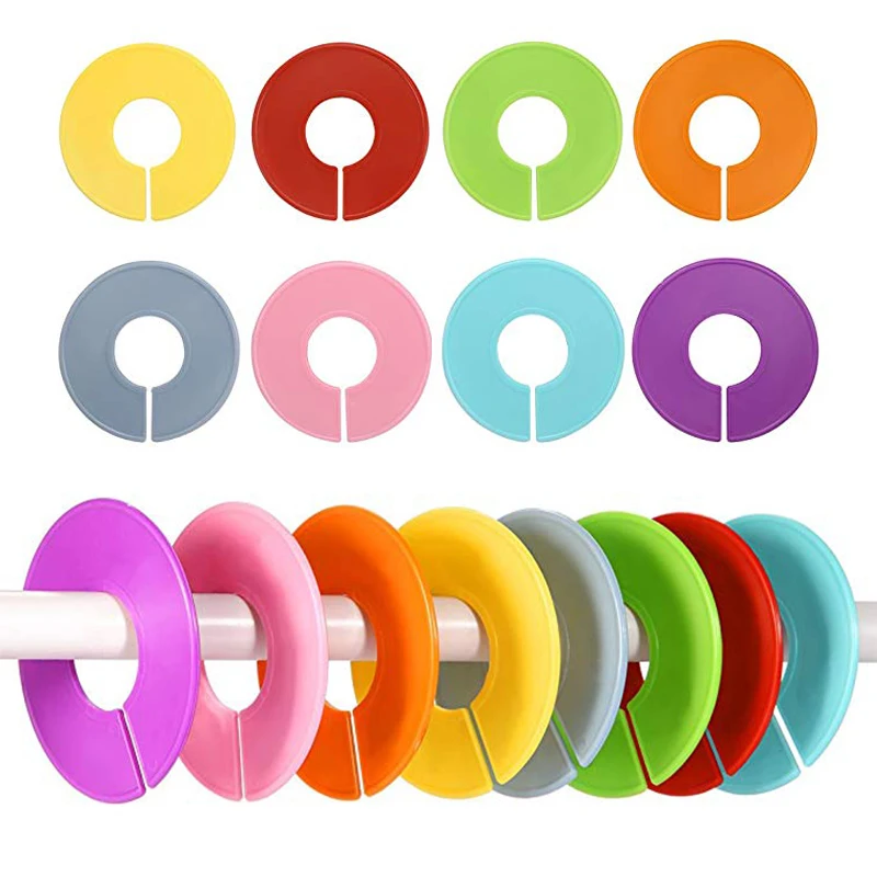 24pcs Round Plastic Clothing Rack Size Dividers Garment Tags Marking Size Ring 8 Colors
24pcs Round Plastic Clothing Rack Size Dividers Garment Tags Marking Size Ring 8 Colors