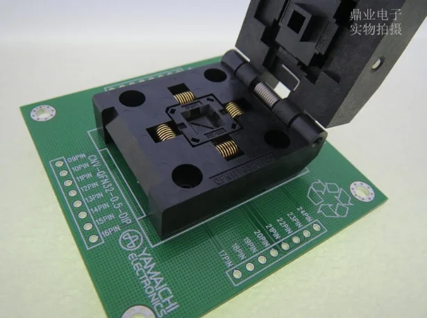 QFN32/DIP32 QFN32 MLF32 IC testing seat Test Socket test bench block Distributor Wholesale New 5X5MM
QFN32/DIP32 QFN32 MLF32 IC testing seat Test Socket test bench block Distributor Wholesale New 5X5MM