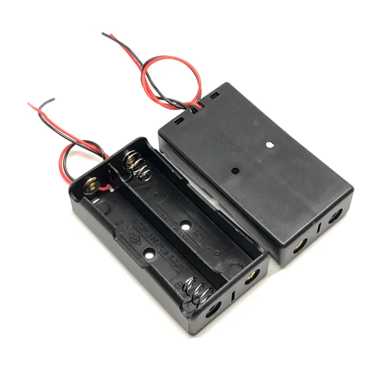 20pcs/lot MasterFire New Battery Holder Box Case For 2 x 18650 With Wire Leads Black Plastic Batteries Storage Box Cover
20pcs/lot MasterFire New Battery Holder Box Case For 2 x 18650 With Wire Leads Black Plastic Batteries Storage Box Cover