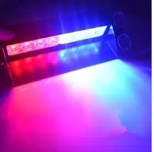 8 LED Strobe Flash Warning EMS Police Car Light Flashing Firemen Fog Dash Emergency 8LED High Power Red to Blue
8 LED Strobe Flash Warning EMS Police Car Light Flashing Firemen Fog Dash Emergency 8LED High Power Red to Blue