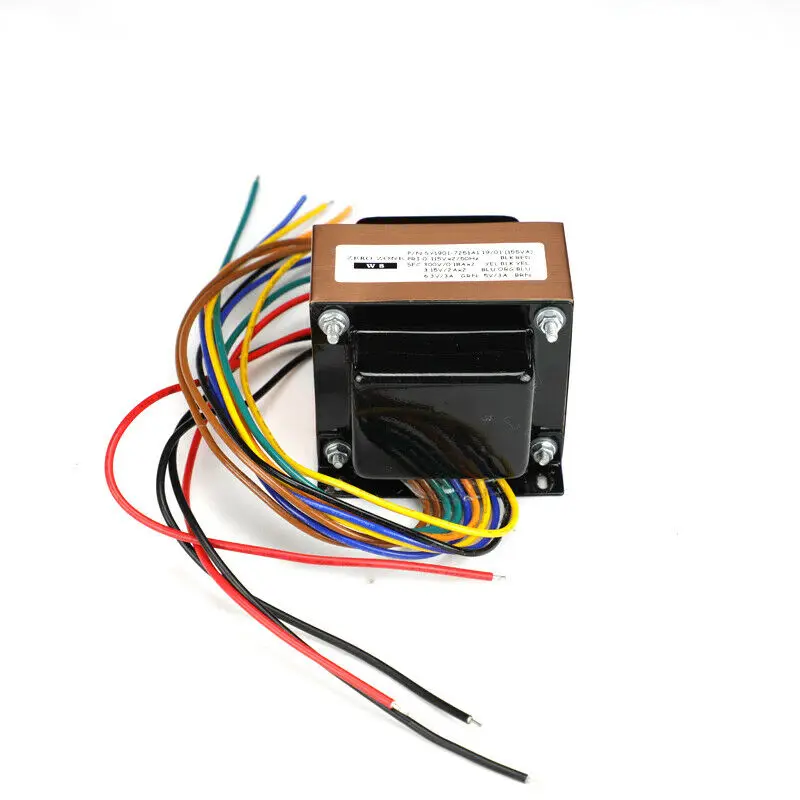 ZEROZONE 155VA EI силовой трансформатор для лампового усилителя мощности 300V * 2 + 3,15 V * 2 + 6,3 V + 5V L16-6
ZEROZONE 155VA EI силовой трансформатор для лампового усилителя мощности 300V * 2 + 3,15 V * 2 + 6,3 V + 5V L16-6
