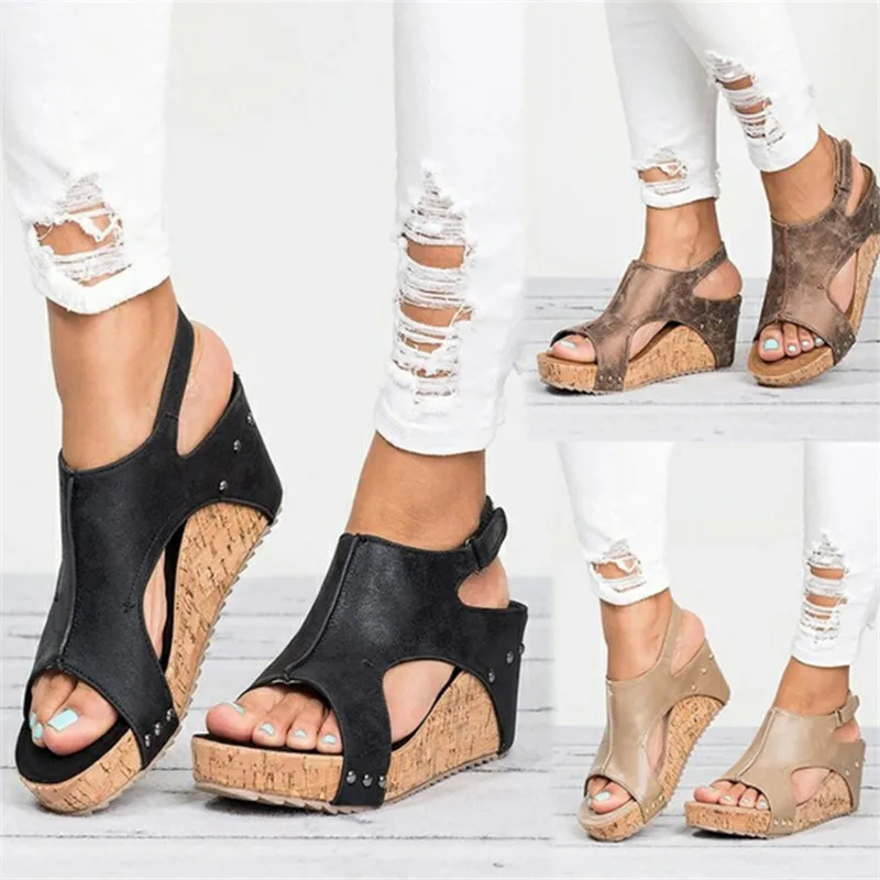 Wedges Sandals Summer Women Platform Heels Sandalias Mujer Woman Leather Wedge Flip Flops Casual Shoes Size 35-43
Wedges Sandals Summer Women Platform Heels Sandalias Mujer Woman Leather Wedge Flip Flops Casual Shoes Size 35-43