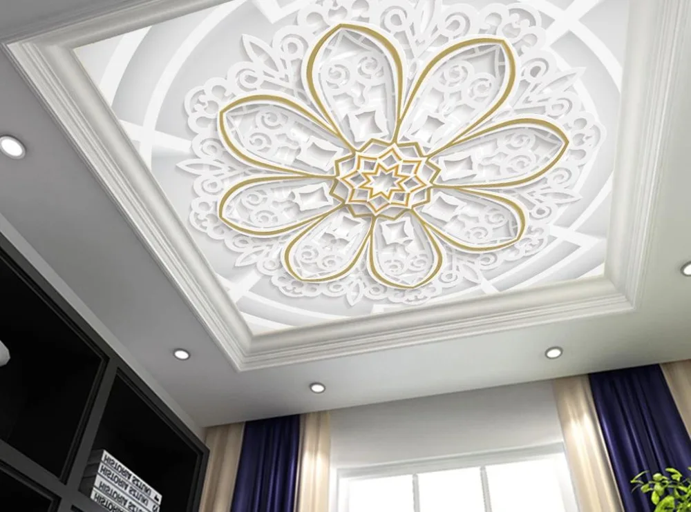 European style Customize simplicity ceiling murals wallpaper creativity papel de parede Living room
European style Customize simplicity ceiling murals wallpaper creativity papel de parede Living room