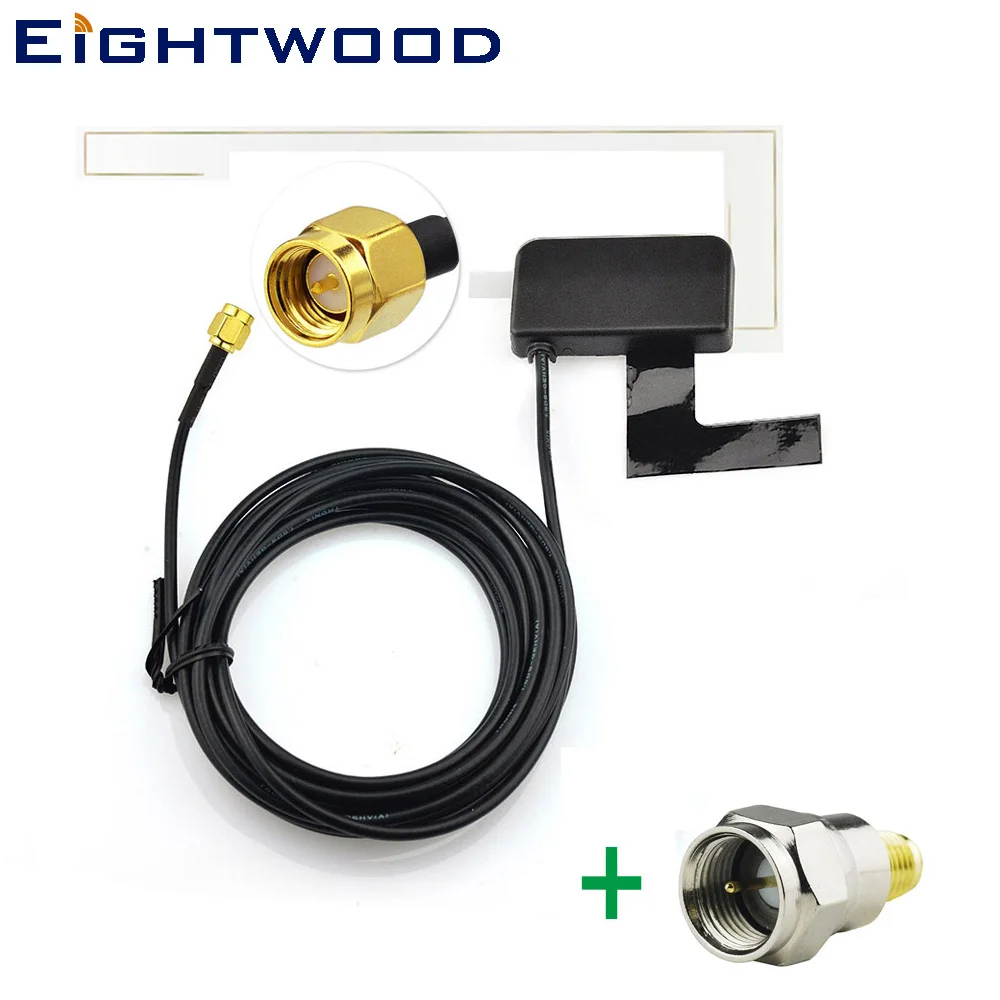 Eightwood DAB DAB+ Автомобильная радиоантенна двухдиапазонная антенна усиленного внутреннего стеклянного крепления, адаптер SMA-F для всех моделей AutoDAB
Eightwood DAB DAB+ Автомобильная радиоантенна двухдиапазонная антенна усиленного внутреннего стеклянного крепления, адаптер SMA-F для всех моделей AutoDAB