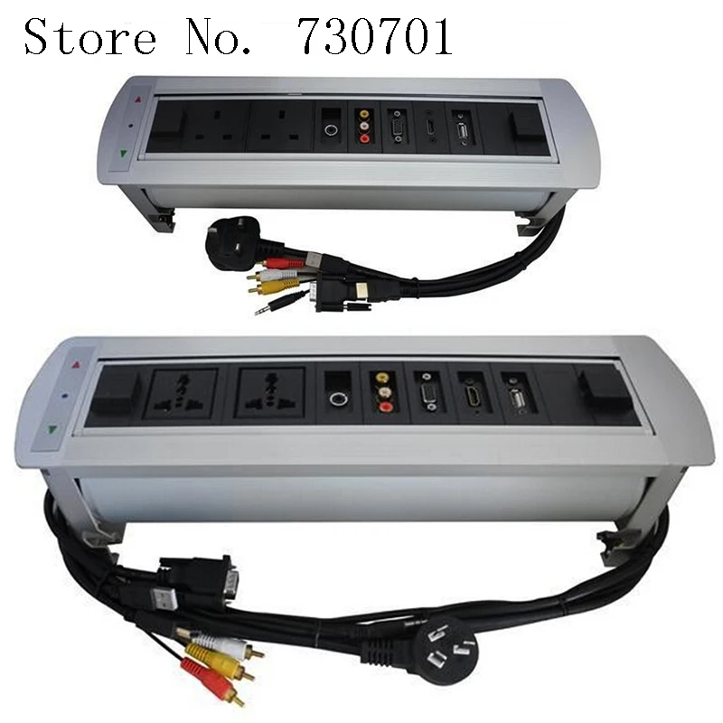 Multimedia RCA network motorized rotation audio socket made of aluminum alloy panel AU /UK/EU/USA plug
Multimedia RCA network motorized rotation audio socket made of aluminum alloy panel AU /UK/EU/USA plug