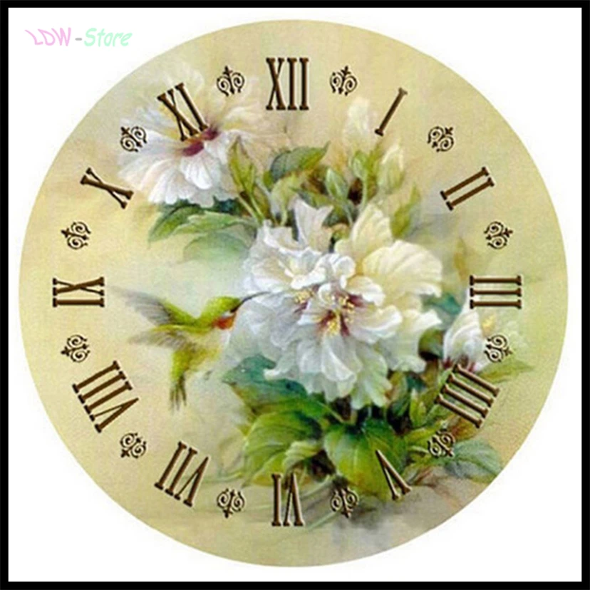 Lily flower bird clock,Full drill diamond embroidery 3d cross stitch fashion diamond mosaic pattern of rhinestones gift WG548
Lily flower bird clock,Full drill diamond embroidery 3d cross stitch fashion diamond mosaic pattern of rhinestones gift WG548