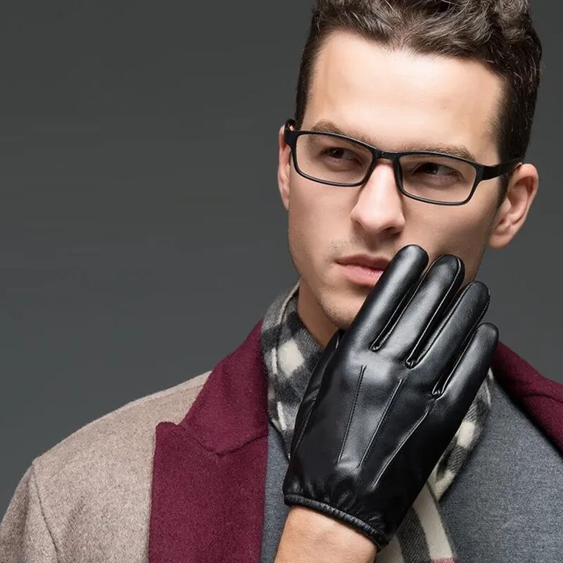 Artificial Leather Gloves Men's Touch Screen PU Leather Mittens Male Thicken Warm Driving Outdoor Cycling Casual Hand Muff H3250
Artificial Leather Gloves Men's Touch Screen PU Leather Mittens Male Thicken Warm Driving Outdoor Cycling Casual Hand Muff H3250