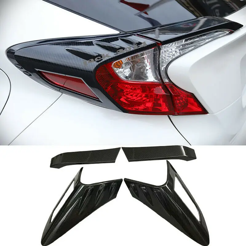 Carbon Fiber Rear Tail Light Lamp Cover Trim 4pcs For Toyota C-HR CHR 2016 2017 2018
Carbon Fiber Rear Tail Light Lamp Cover Trim 4pcs For Toyota C-HR CHR 2016 2017 2018