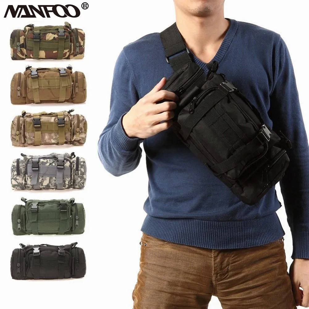 Men's Outdoor Cycling Hiking Waist Pack Useful 3P Military Tactical Shoulder Bag Nylon 600D Camera Bag Waterproof Fishing Bag
Men's Outdoor Cycling Hiking Waist Pack Useful 3P Military Tactical Shoulder Bag Nylon 600D Camera Bag Waterproof Fishing Bag