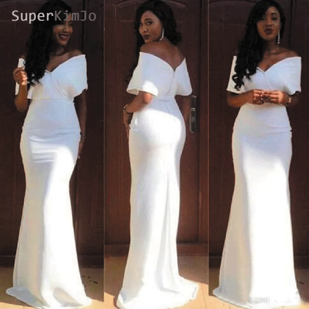 SuperKimJo Mermaid Bridesmaid Dresses 2019 Long Short Sleeve V Neck Elegant Wedding Party Dresses Vestido De Festa
SuperKimJo Mermaid Bridesmaid Dresses 2019 Long Short Sleeve V Neck Elegant Wedding Party Dresses Vestido De Festa