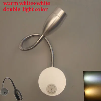 1W Double Light Color Led Gooseneck Reading Light Wall Mounted Led Indoor Wall Lamps
1W Double Light Color Led Gooseneck Reading Light Wall Mounted Led Indoor Wall Lamps