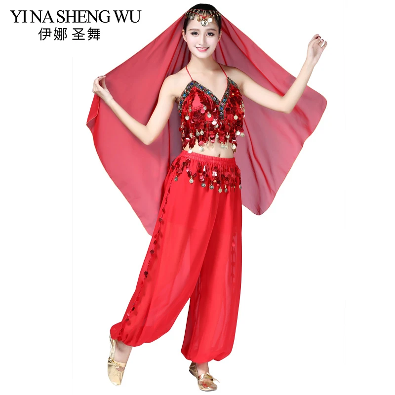 Belly Dancing Dancers Sequins Festivals Stage Performances Indian Dance Sequins Performance Clothing Wide Leg Pants 10 Colors
Belly Dancing Dancers Sequins Festivals Stage Performances Indian Dance Sequins Performance Clothing Wide Leg Pants 10 Colors