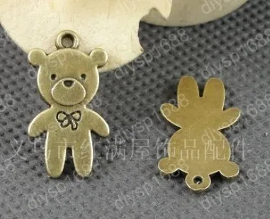 Fashion Jewelry Findings Accessories charm pendant alloy Antique Bronze 25*14MM bear shape 60PCS JJA2534
Fashion Jewelry Findings Accessories charm pendant alloy Antique Bronze 25*14MM bear shape 60PCS JJA2534