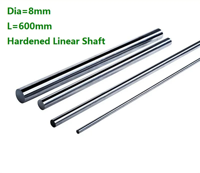 10pcs/lot Dia 8mm shaft 600mm long Chromed plated linear shaft hardened shaft rod bar rail guide for 3d printer cnc parts
10pcs/lot Dia 8mm shaft 600mm long Chromed plated linear shaft hardened shaft rod bar rail guide for 3d printer cnc parts