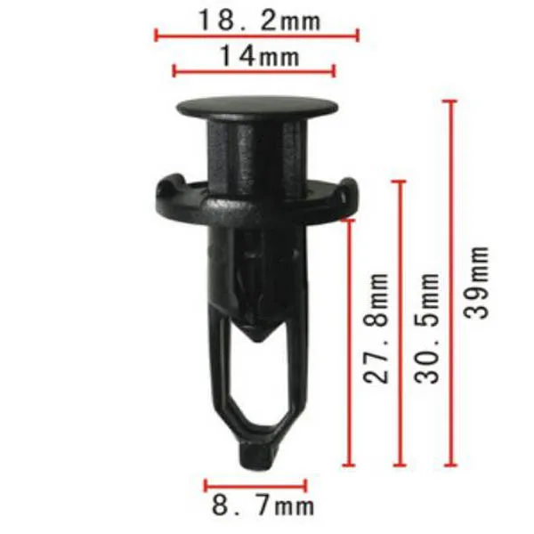 10 нажимной фиксатор крышки заднего бампера для Toyota 52161-16010 52161-02020 Tercel C611
10 нажимной фиксатор крышки заднего бампера для Toyota 52161-16010 52161-02020 Tercel C611
