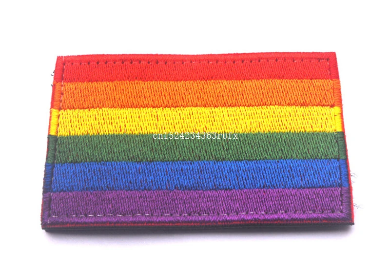 100pcs Rainbow Gay Pride Flag Embroidered Iron Crest Badge For Clothing Clothes Baseball Cap Bag
100pcs Rainbow Gay Pride Flag Embroidered Iron Crest Badge For Clothing Clothes Baseball Cap Bag