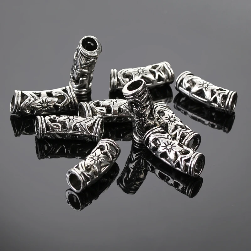 50pcs Silver Tone 7x20mm Tibetan Beads European Charms Pendant Bracelet Jewelry DIY Jewelry Findings Handmade
50pcs Silver Tone 7x20mm Tibetan Beads European Charms Pendant Bracelet Jewelry DIY Jewelry Findings Handmade