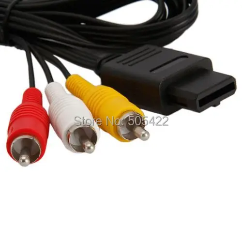 50pcs/lot wholesale 1.8m AV Cable Cord WIRE for Nintendo Game Cube N64 SNES Composite Audio Video Cord
50pcs/lot wholesale 1.8m AV Cable Cord WIRE for Nintendo Game Cube N64 SNES Composite Audio Video Cord