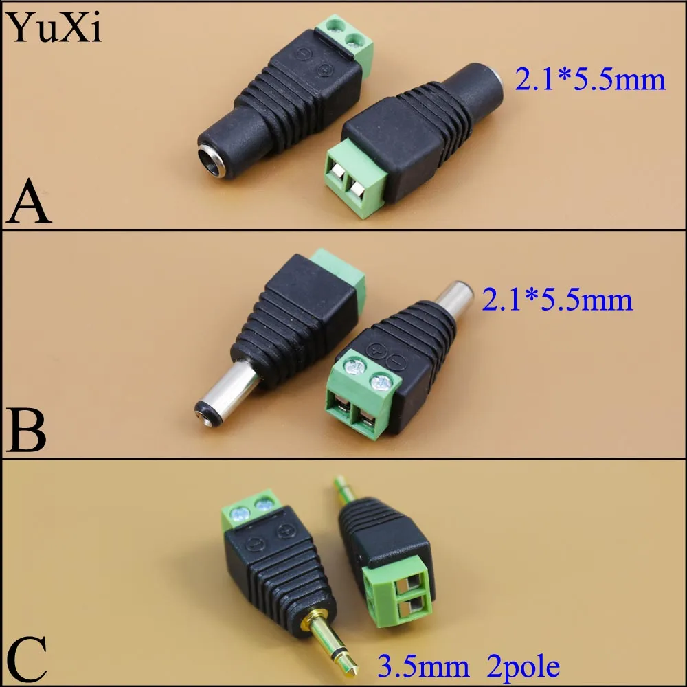 YuXi 2.1x5.5mm DC Power Cable Jack Adapter Connector Plug Led Strip CCTV Camera Use 12V
YuXi 2.1x5.5mm DC Power Cable Jack Adapter Connector Plug Led Strip CCTV Camera Use 12V