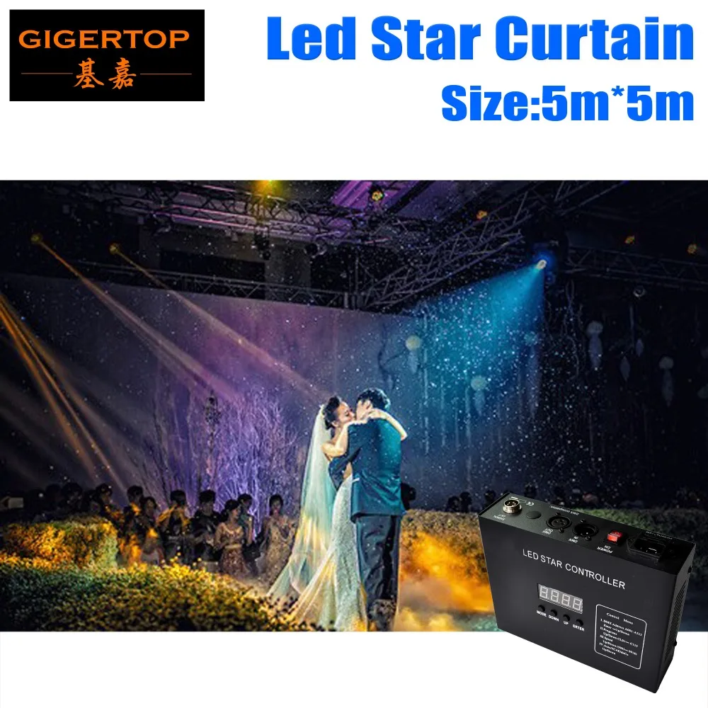 High Quality 5Mx5M Led Star Curtain RGB/RGBW LED Star Cloth LED Backdrops for DJ Stage Wedding Backdrops Light Curtains
High Quality 5Mx5M Led Star Curtain RGB/RGBW LED Star Cloth LED Backdrops for DJ Stage Wedding Backdrops Light Curtains
