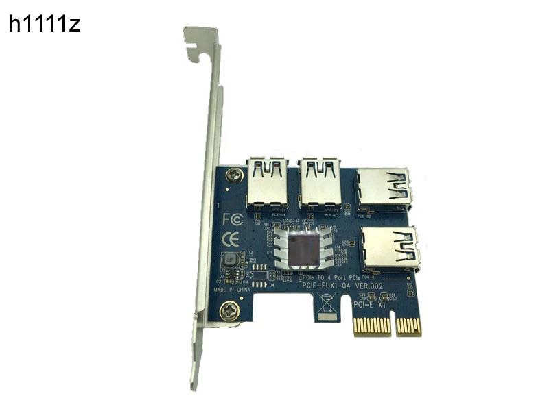 4 Slots PCI-E 1 to 4 PCI Express 16X Slot External Riser Card Adapter Board PCIe Port Multiplier Card for Bitcoin Mining Machine
4 Slots PCI-E 1 to 4 PCI Express 16X Slot External Riser Card Adapter Board PCIe Port Multiplier Card for Bitcoin Mining Machine