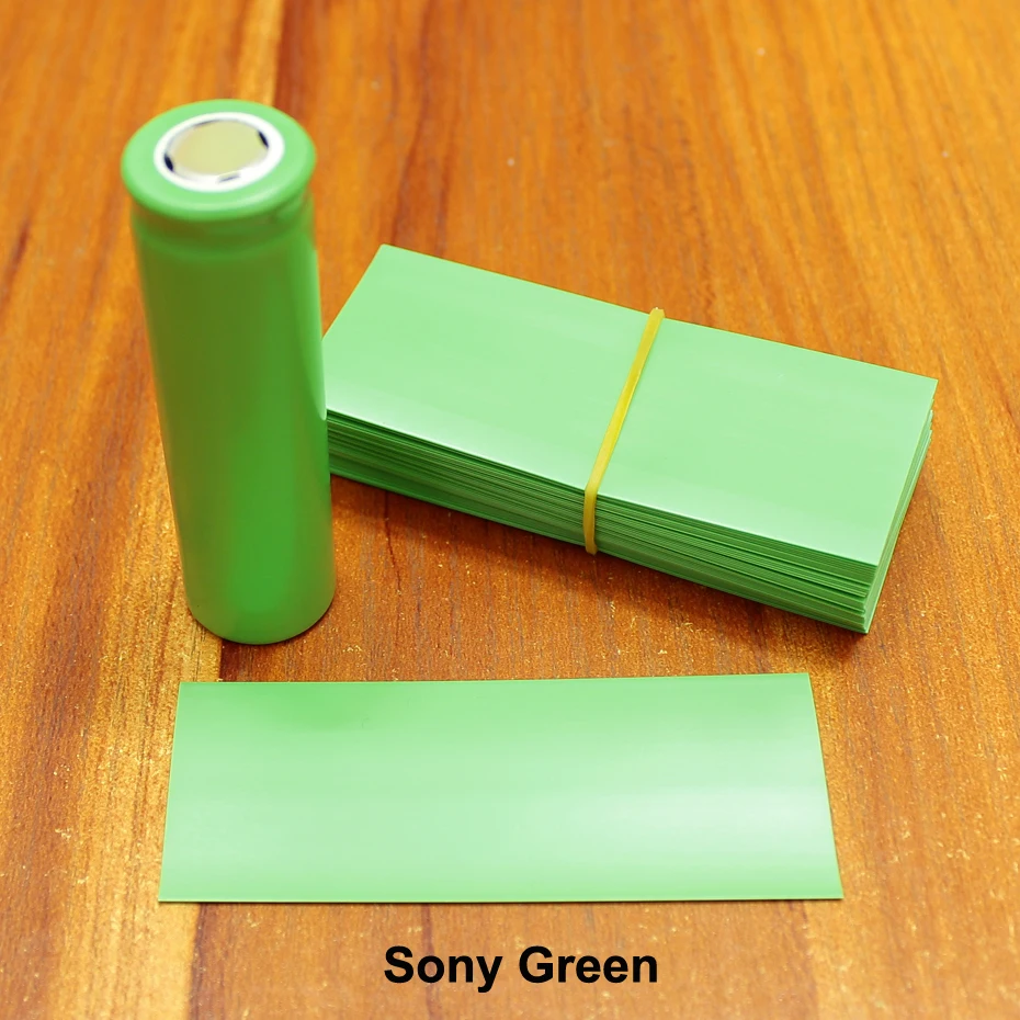 100pcs/lot 18650 heat shrinkable sleeve imported battery skin green Sony flame retardant battery PET shrink sleeve
100pcs/lot 18650 heat shrinkable sleeve imported battery skin green Sony flame retardant battery PET shrink sleeve