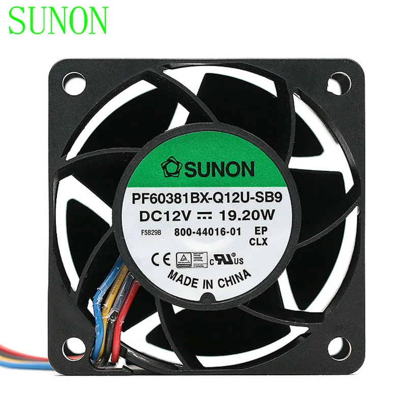 Original For Sunon PF60381BX-Q12U-SB9 60*60*38mm DC12V 19.20W 1.6A 56DBA powerful axial cooling fan
Original For Sunon PF60381BX-Q12U-SB9 60*60*38mm DC12V 19.20W 1.6A 56DBA powerful axial cooling fan