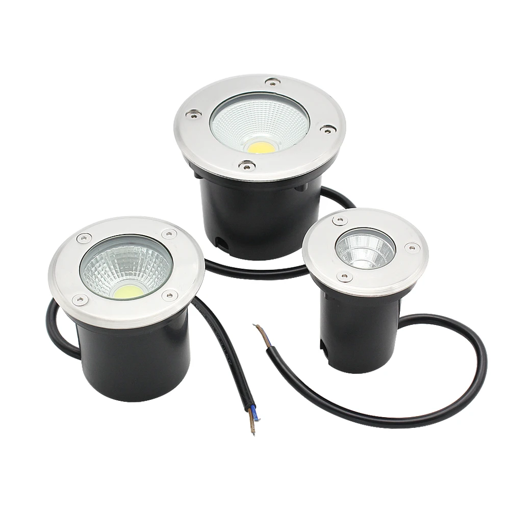 3W 5W 7W 9W 12W COB LED Underground Light IP68 Waterproof 85-265V Outdoor Buried Lamp DC 12V Bulb for Ground Garden Landscape
3W 5W 7W 9W 12W COB LED Underground Light IP68 Waterproof 85-265V Outdoor Buried Lamp DC 12V Bulb for Ground Garden Landscape