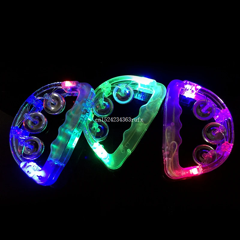 100pcs Flash light hand bells tambourine luminous toy tambourine LED lamp Party luminous bell drum wedding party favors
100pcs Flash light hand bells tambourine luminous toy tambourine LED lamp Party luminous bell drum wedding party favors
