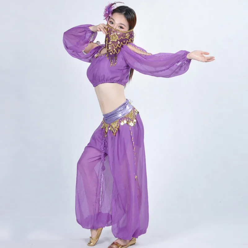 Women lady Belly Dance Costume Egyption Bollywood Costume adult Indian Dance 3pcs Set Lantern long sleeve+bloomers+face veil
Women lady Belly Dance Costume Egyption Bollywood Costume adult Indian Dance 3pcs Set Lantern long sleeve+bloomers+face veil