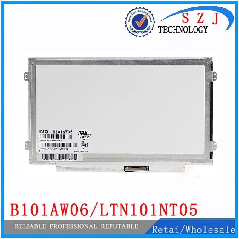 10,1 "Тонкий ЖК-дисплей матрица B101AW06 v.1 LTN101NT05 N101I6-l0d BA101WS1-100 для ноутбука ACER ASPIRE ONE D255 D260 D257 D270
10,1 "Тонкий ЖК-дисплей матрица B101AW06 v.1 LTN101NT05 N101I6-l0d BA101WS1-100 для ноутбука ACER ASPIRE ONE D255 D260 D257 D270