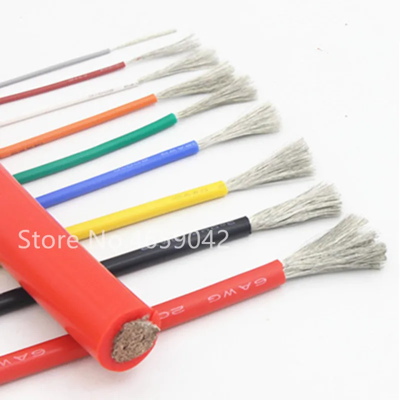 1 Meter 20AWG 22AWG 24AWG 26AWG 28AWG 30AWG Flexible Silicone Wire RC Cable Tinned Copper Wire
1 Meter 20AWG 22AWG 24AWG 26AWG 28AWG 30AWG Flexible Silicone Wire RC Cable Tinned Copper Wire