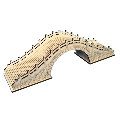 DIY handmade wooden bridge model Children's assembled Antique Modern Bridge material puzzle teaching building Single Hole Bridge
DIY handmade wooden bridge model Children's assembled Antique Modern Bridge material puzzle teaching building Single Hole Bridge