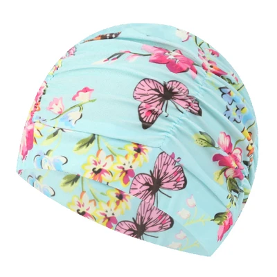 2020 Flower Printed Women Swimming Cap Swim Pool Beach Protect Ears Hair Fabric Bathing Hat For Girls Long Hair Lady Swim Cap
2020 Flower Printed Women Swimming Cap Swim Pool Beach Protect Ears Hair Fabric Bathing Hat For Girls Long Hair Lady Swim Cap