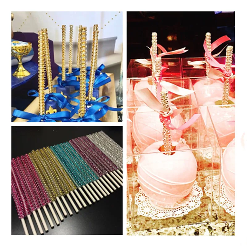 New 10pcs Candy Apple Sticks Candy Apple Sticks Skewers Bling Candy Buffet Supplies Dessert Buffet Sticks Bling Rhinestone
New 10pcs Candy Apple Sticks Candy Apple Sticks Skewers Bling Candy Buffet Supplies Dessert Buffet Sticks Bling Rhinestone