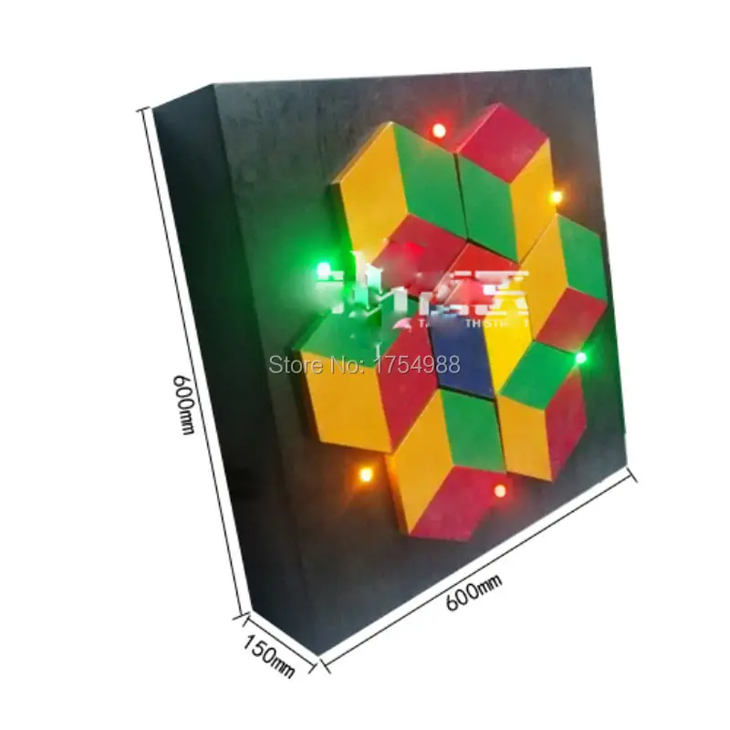 Room escape game Colour mixing prop Move the wooden box make the colour at the correct postion as the password open lock escape
Room escape game Colour mixing prop Move the wooden box make the colour at the correct postion as the password open lock escape