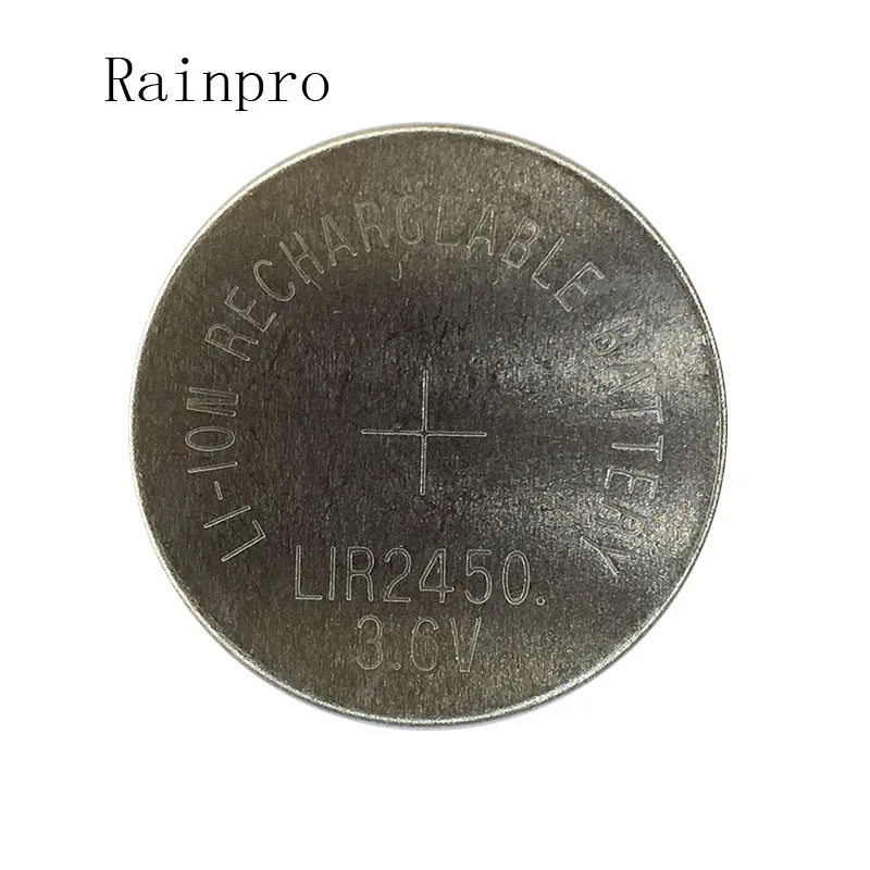 Литий-ионный аккумулятор Rainpro, 2 шт./лот, 3,6 В, LIR2450, КМОП, BIOS, Кнопочная монета, li-Ion.
Литий-ионный аккумулятор Rainpro, 2 шт./лот, 3,6 В, LIR2450, КМОП, BIOS, Кнопочная монета, li-Ion.