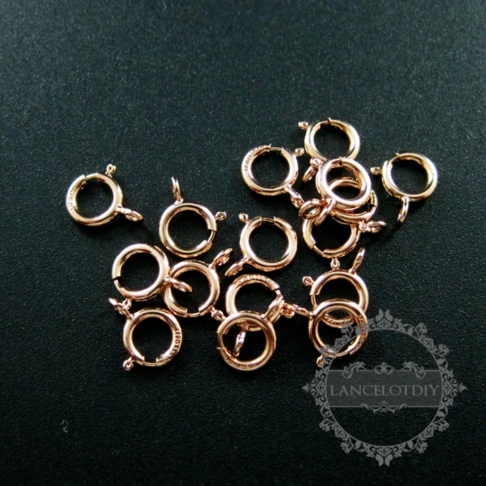 5.5mm rose gold filled high quality color not tarnished spring ring with open ring clasp DIY supplies findings 1525008
5.5mm rose gold filled high quality color not tarnished spring ring with open ring clasp DIY supplies findings 1525008